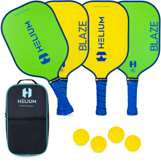 Helium Blaze Fiberglass Pickleball Paddle 4-Paddle Bundle