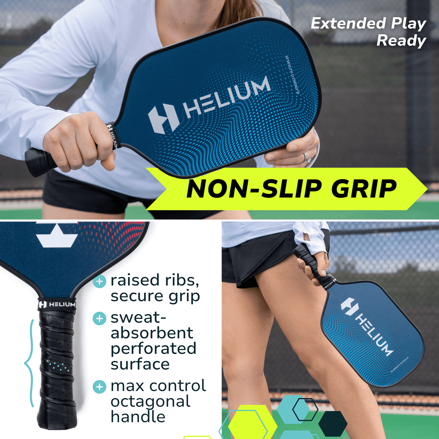 Helium Atmos XL 2 Pack Carbon Fiber Paddle - 2-Pack Bundle