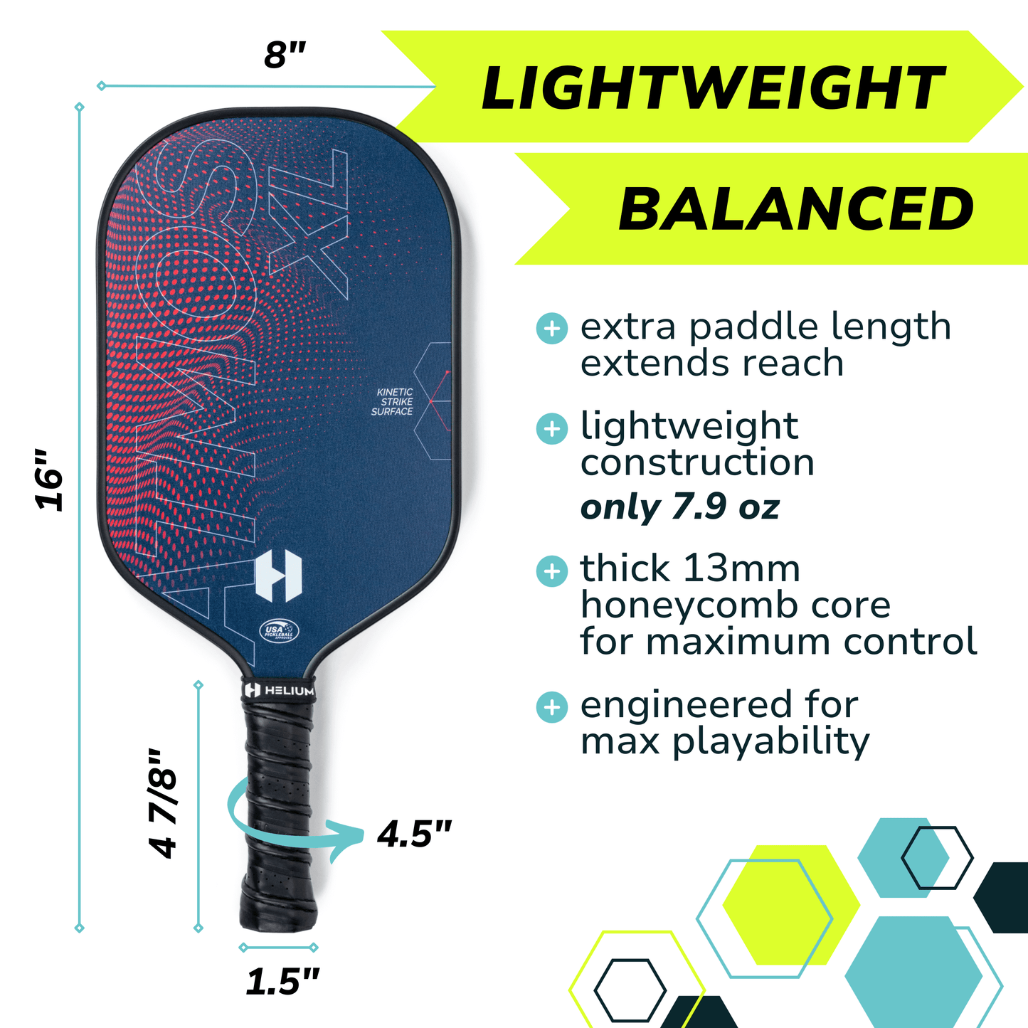 Helium Atmos XL 2 Pack Carbon Fiber Paddle - 2-Pack Bundle