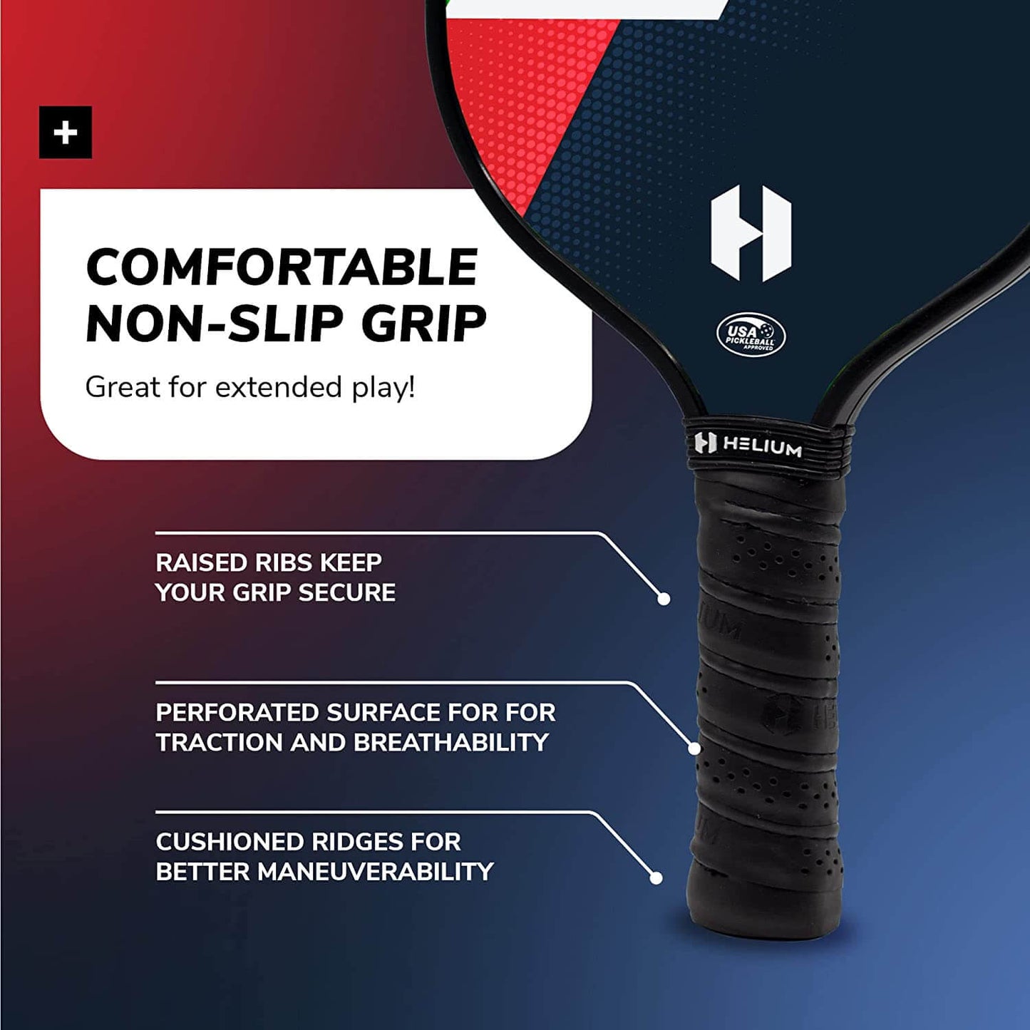 Helium Patriot Fiberglass Paddle - 4-Pack Bundle
