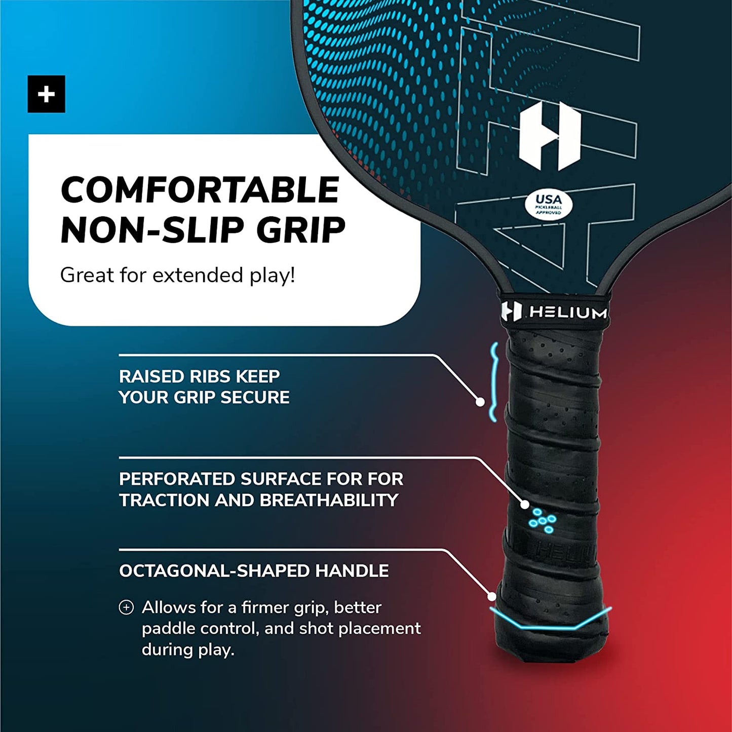 Helium Atmos Carbon Fiber Paddle - 4-Pack Bundle