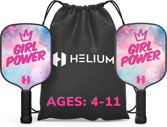 Helium Girl Power Junior Pickleball Paddle 2-Pack