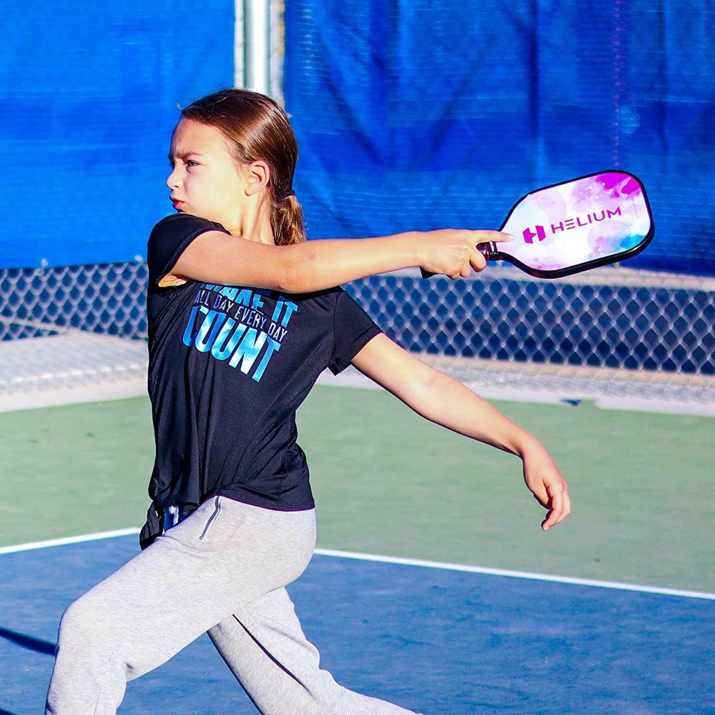 Helium Junior Pickleball Paddle Set - 1 Pack - Girl Power