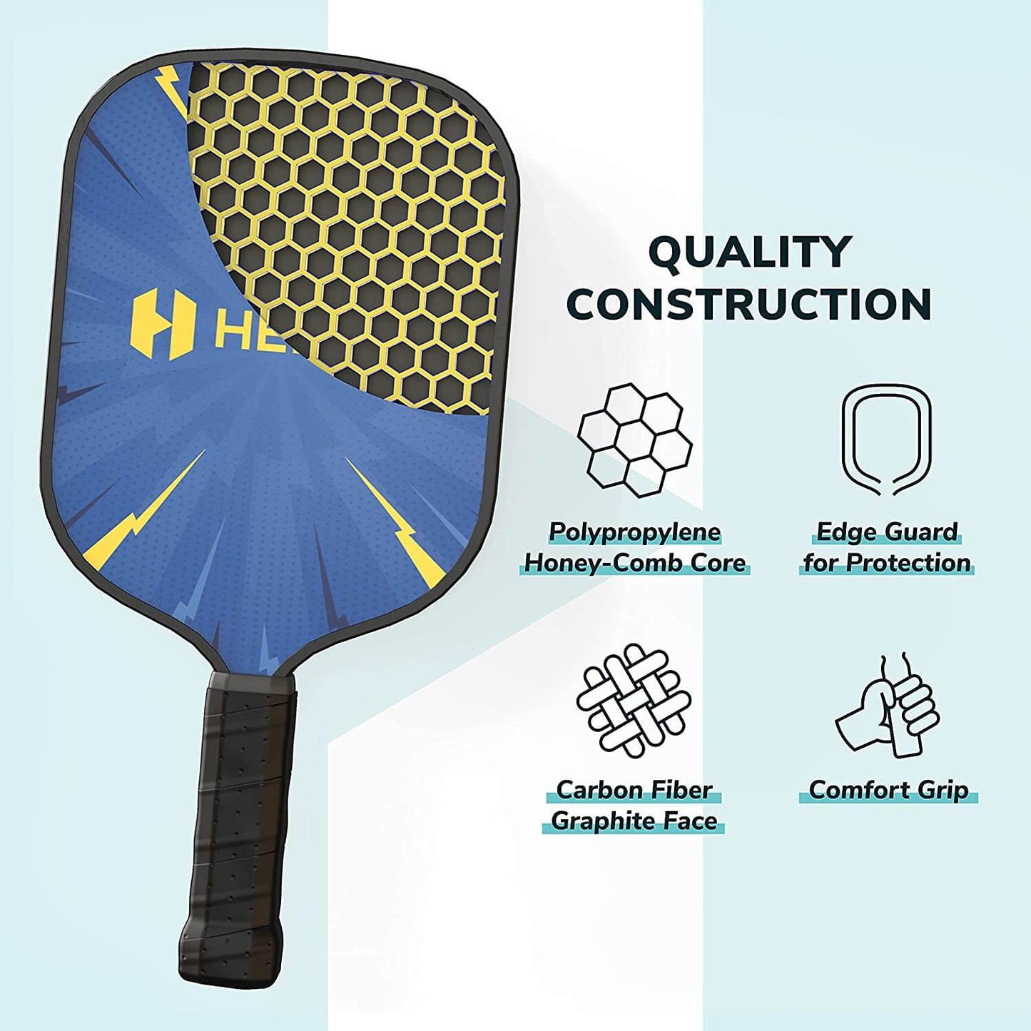 Helium Junior Pickleball Paddle Set - 2 Pack - POW! and Girl Power