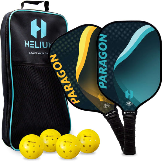 Helium Paragon Fiberglass Pickleball Paddle 2-Paddle Bundle